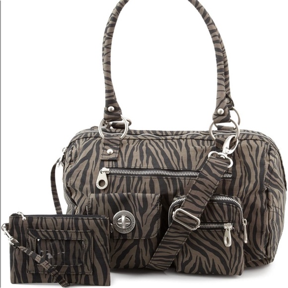 Handbags - Baggalini - Zebra Print Women's Bag
